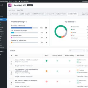 WordPress SEO Setup with Rank Math or Yoast