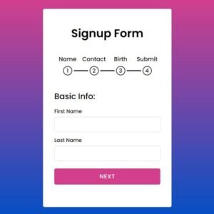 Multi-Step Form & Wizard Design
