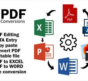 Word or Excel to PDF Conversion