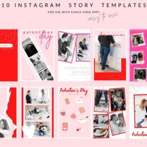 Instagram Story Templates Pack of 10
